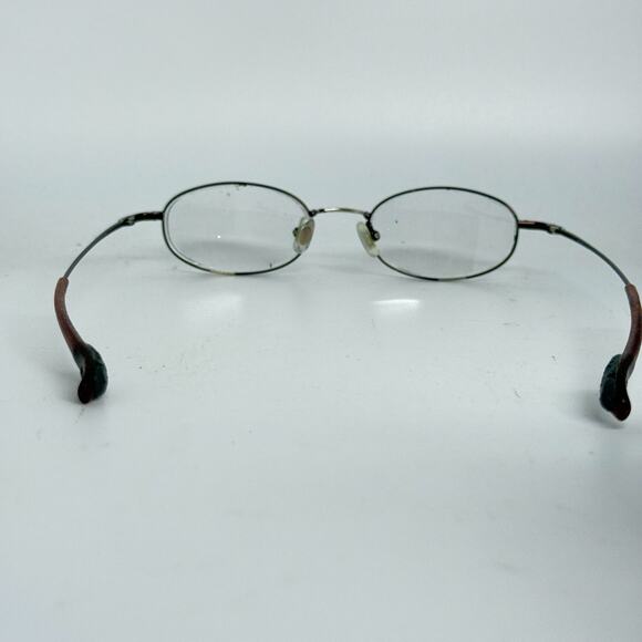 Nike Flexon 4008 210 Brown Metal Oval Eyeglasses Frames 49-19 150 Japan 19888 - Picture 3 of 7